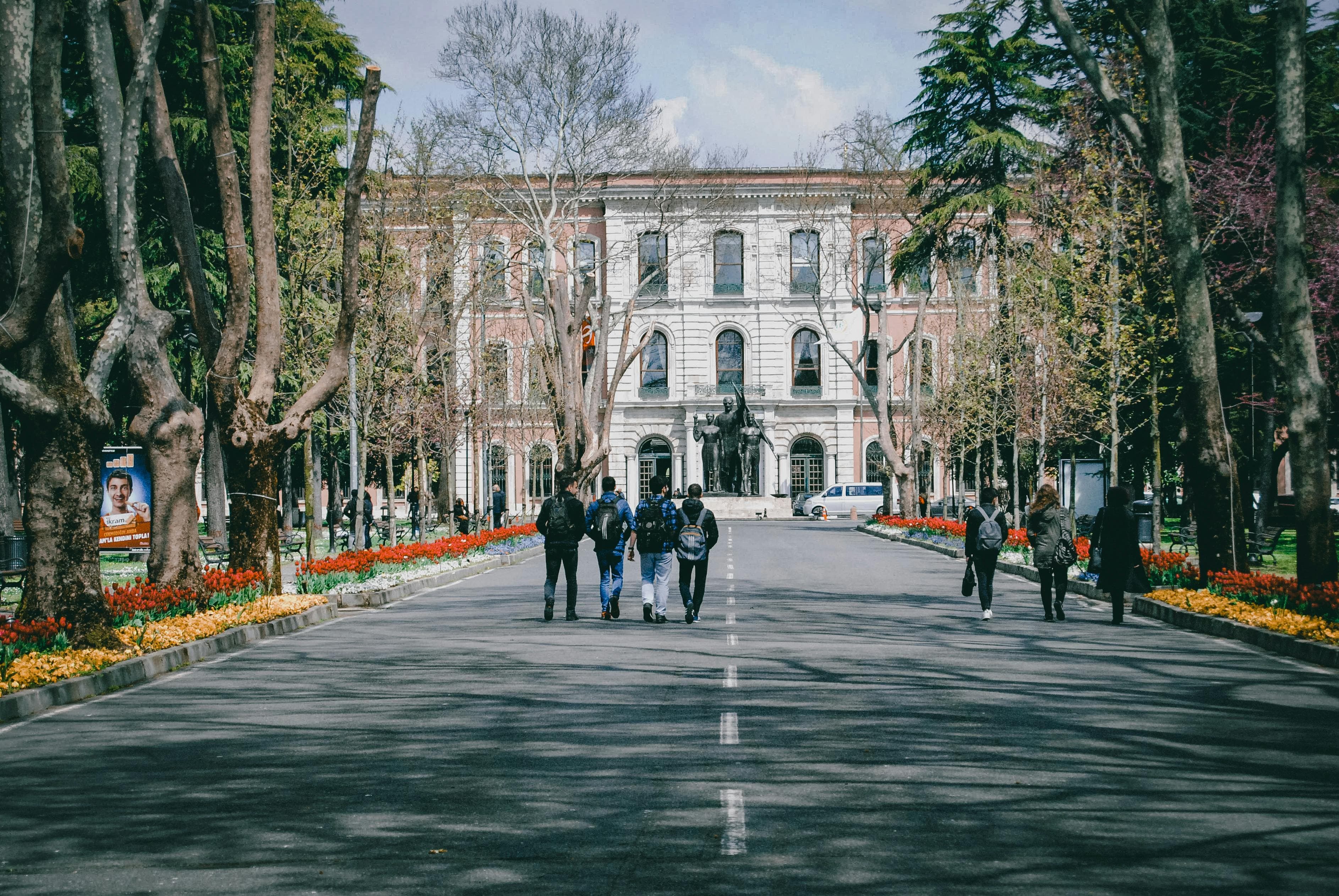 Students studying abroad